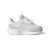 Adidas Neo Run 70S Ac Synthetic Leather Comfortable Durable Low-Top Sports Casual Shoes Baby Sneakers White Gray GW1485