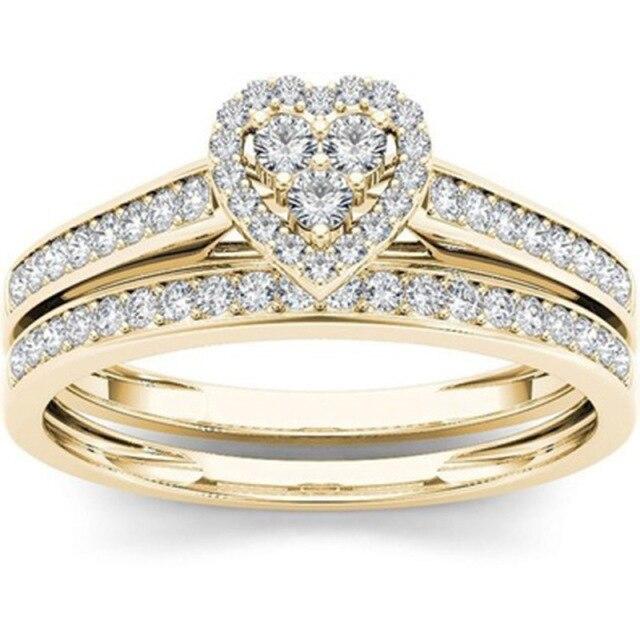 Роскошные обручальные кольца для влюбленных, геометрические кольца с кубическим цирконием класса ААА для пар, женщин и мужчин