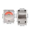 Secure Door Indicator Lock Stainless Steel Door Bolt Latch Privacy Door Lock  Public Restroom