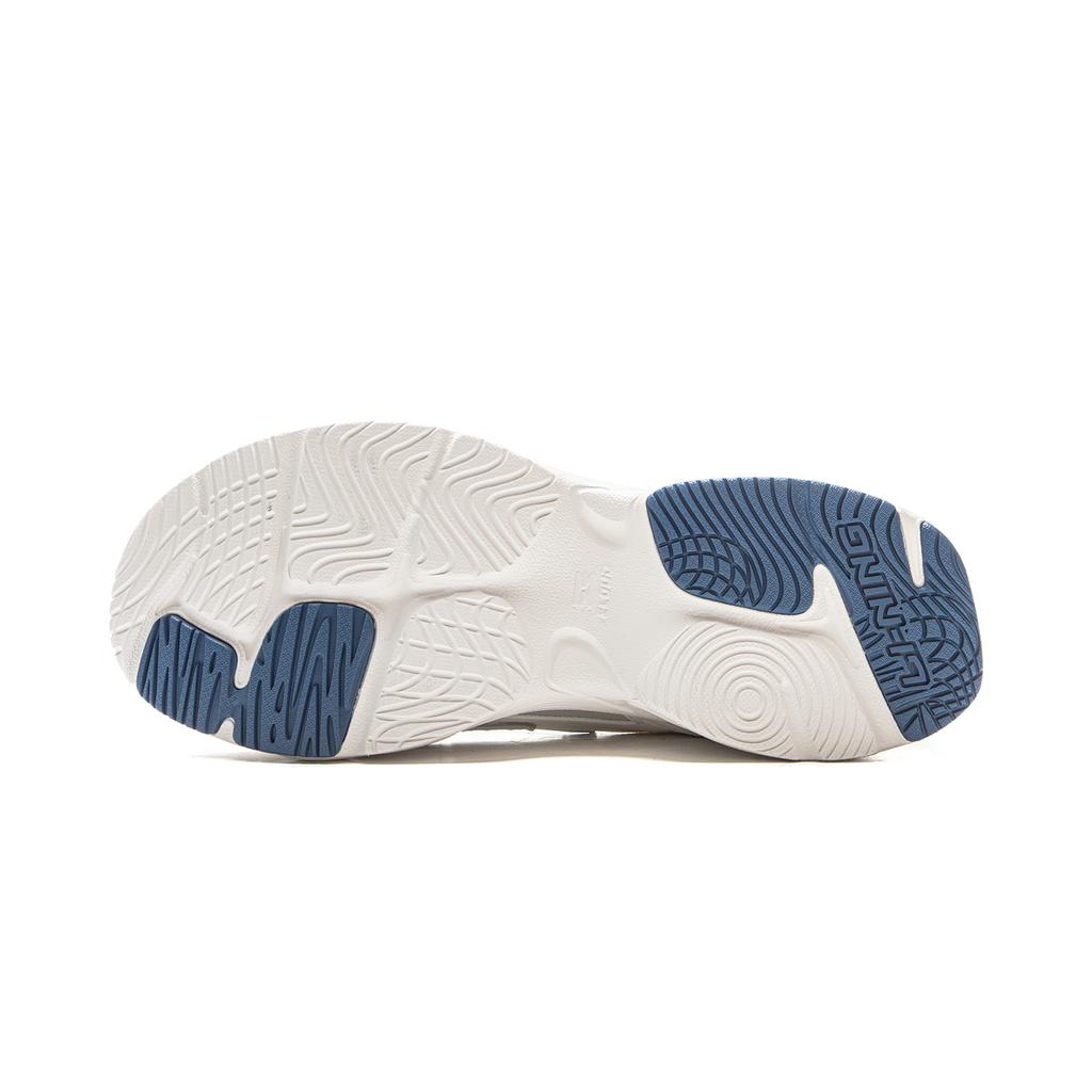 Li Ning Meteor Versatile Retro Dad Shoes Thick Sole Height Increasing Shock Absorbing Non-Slip Wear-Resistant Support Low-Top Casual Shoes AGCV357-2