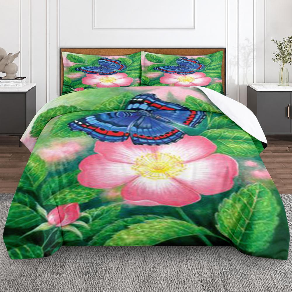 Vibrant Sunflower Design Bedding Set (1 duvet cover, 2 pillowcases, duvet not included)