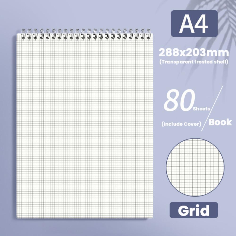 Блокнот на пружине A5/B5/A4 в клетку/пустой/в горизонтальную линию, скетчбук, блокнот, подарок для студентов
