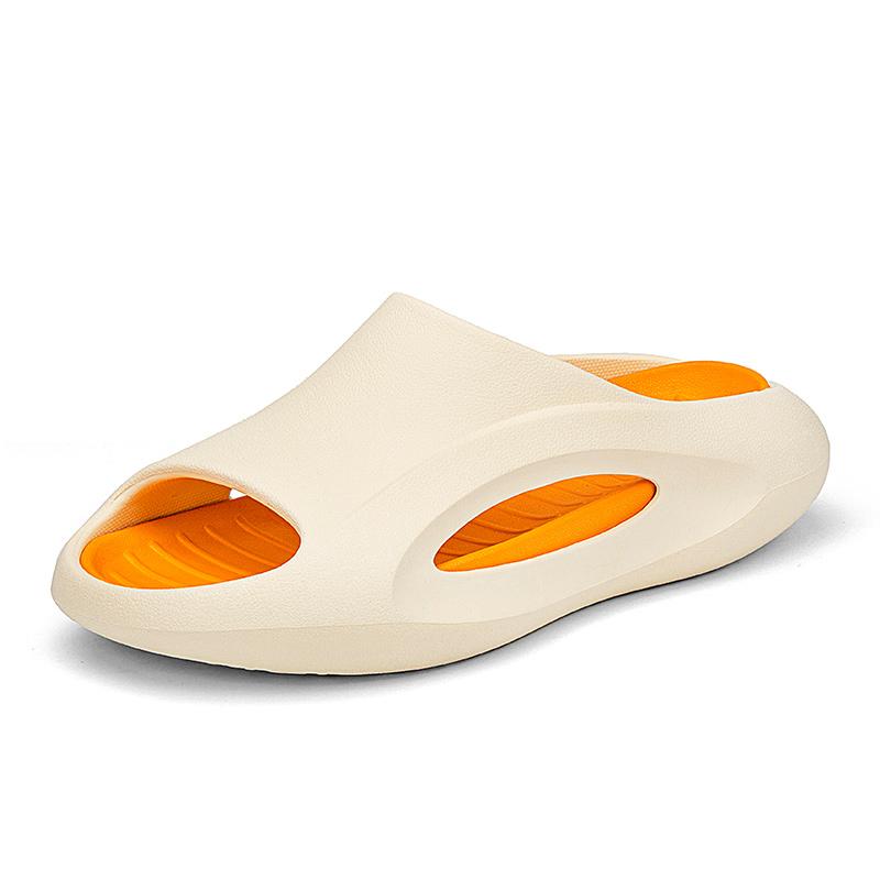 2024 летние мужские и женские нескользящие тапочки на платформе для пар, пляжные сандалии для отдыха, мягкая подошва, спортивные сандалии, обувь