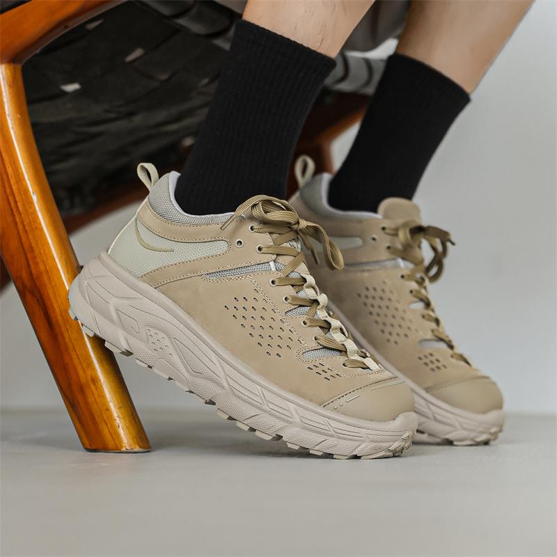 Модные мужские кроссовки для походов Модный уличный универсальный стиль Для отдыха на свежем воздухе Для прогулок Повседневные офисные вечеринки Толстая подошва Дышащая обувь