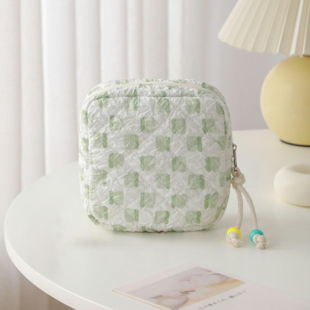 Принт Цветочный Косметичка Органайзер для Губной Помады и Макияжа Чехол Сумочка для Хранения Гигиенических Прокладок Дорожная Сумка для Хранения Наушников и Монет