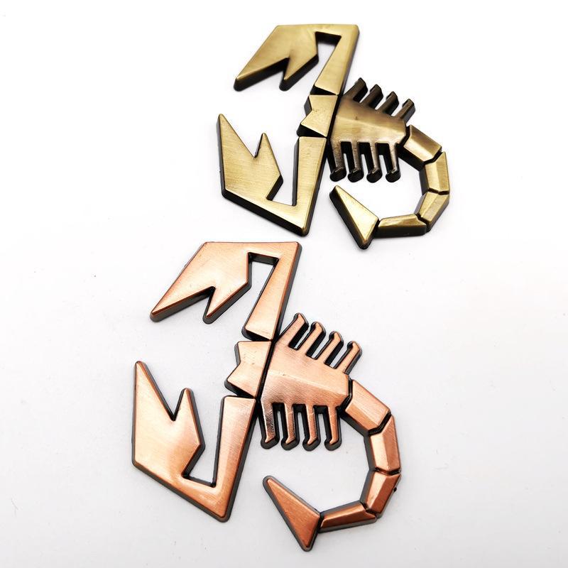 Fiat Scorpion Metallic Car Decals: Hood and Body Stickers for Fun Customization