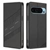 For Google Pixel 9 Pro Phone Cases Punk Style Imprinted Wallet Stand Leather Cover