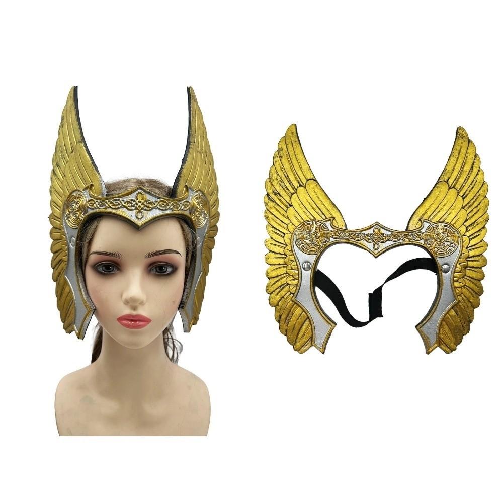 Antique Wing Medieval Headpiece Antique Warriour Masks Witch Cosplay Masks Halloween Party
