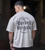 2026 New Clearance Sale BARBELL Men Running Sport Cotton Tshirt Gym Fitness Skull Print Shirt Summer Jogging Training Tee Tops
