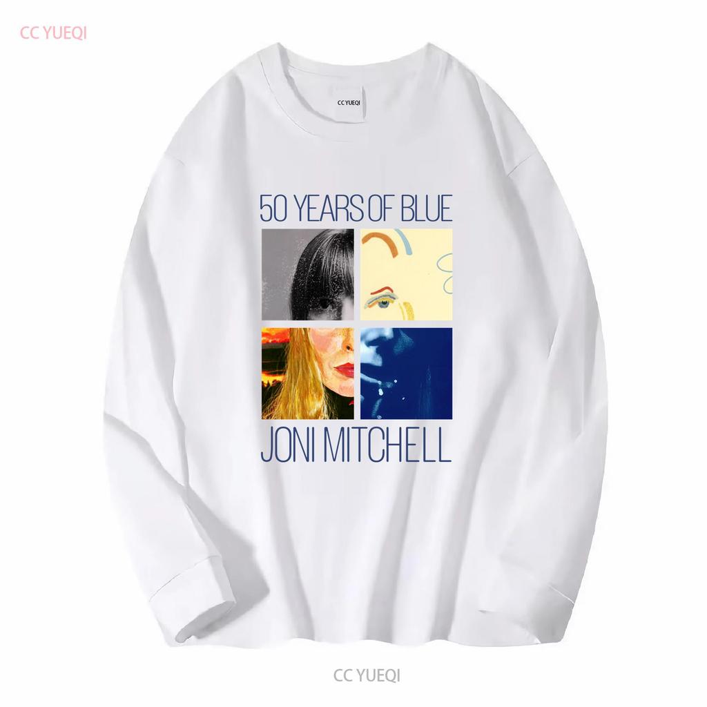 Джона Митчелл 50 Лет Blue in White Футболка Полный Размер от S до 5XL LL1637 винтажная Стиранный Топ Для Повседневной Носки Унисекс Мягкий
