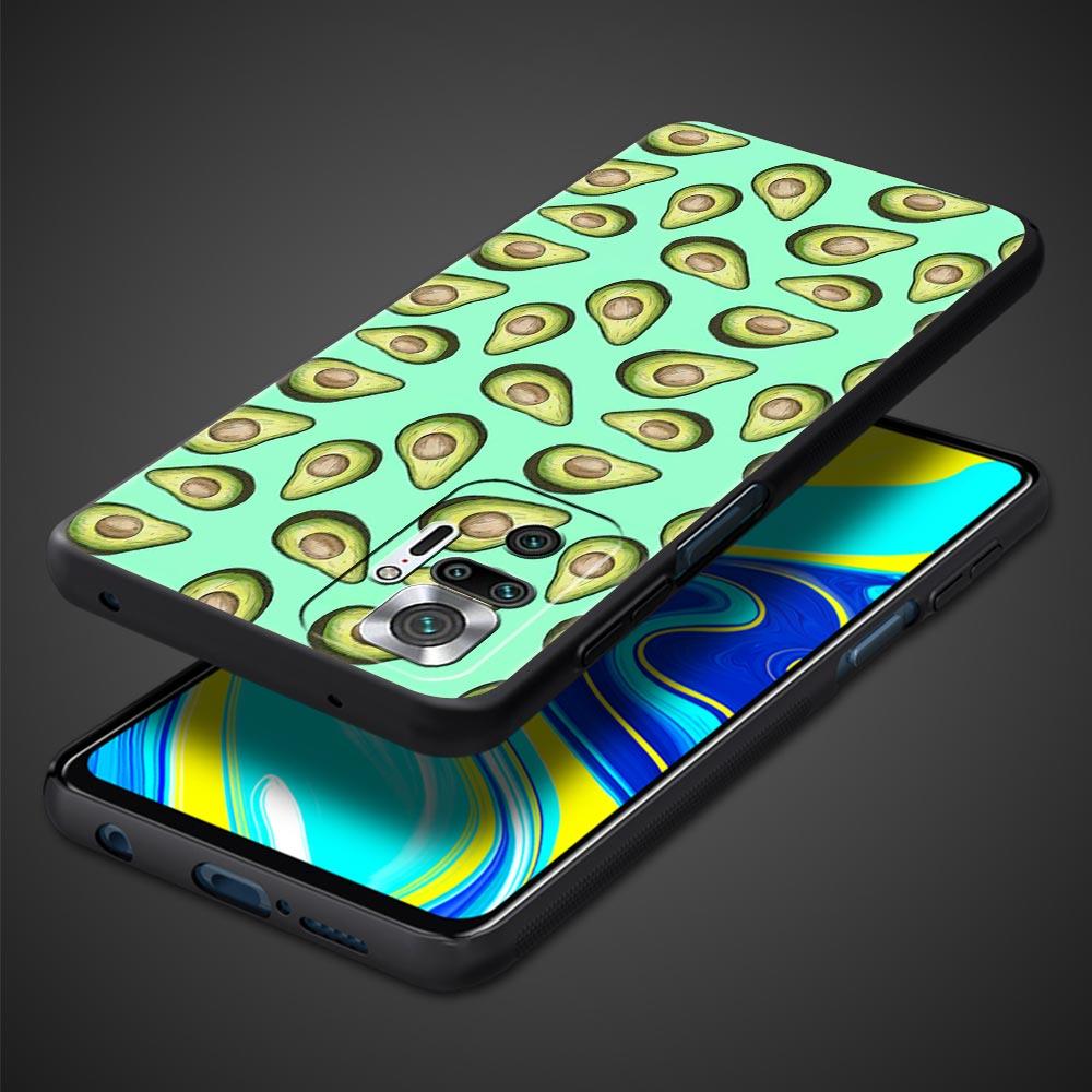 Милый чехол-накладка с авокадо для Redmi 14C 10C Note 15 14 13 12 10 11 K40 Pro Plus 5G Ударопрочный Мягкий ТПУ Корпус Fundas Capas