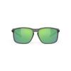 Rudy Project Sunglasses Overlap Crystal Ash Frame Polar 3FX HDR Multi Laser Green Lens 58mm SP776133-0000