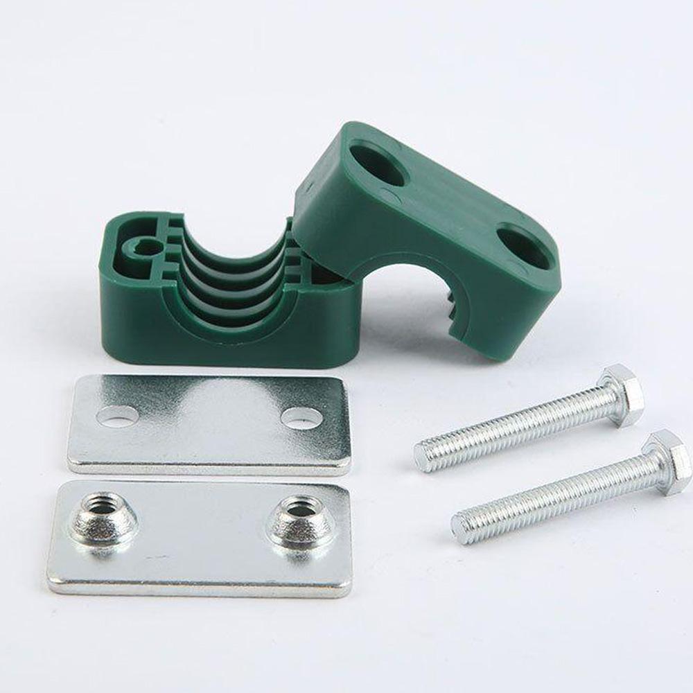 1pcs 6.4-44.5mm Diameter Pipe Bolted Plastic Clip Single Hole Standard Hydraulic Pipe Clamp Tube Fastener Assortment Kit Durable