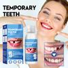 Набор временных зубов, зубы и промежутки, накладные зубы, твердый клей, клей для протезов, отбеливание зубов, инструмент для красоты зубов, 30 мл