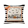 New Halloween Throw Pillow Cover Holiday Home Decoration Cushion Black and White Bedside Sofa Living Room Cushion Cover