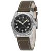 Khaki Field Expedition Leather Strap Black Dial Automatic H70225830 100M Men's Watch
