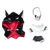 Niannyyhouse Plush Toy with Devil and Accessories 10cm/20cm Clothes, Shawl, Tie, Shirt, Pants, Belt, Suit, (Black, 10cm)