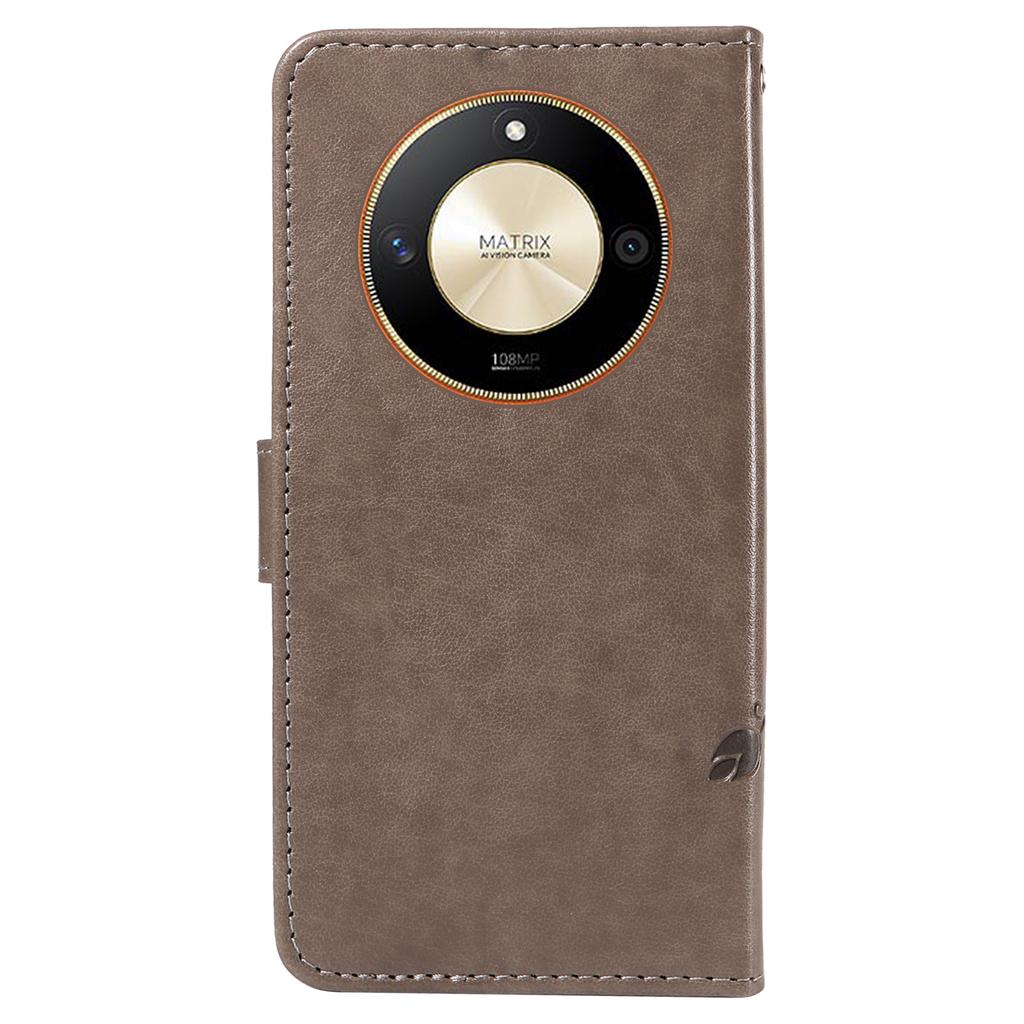 Чехлы из ПУ кожи с цветочным узором, кошелек-подставка, чехол для телефона с ремешком для Honor Magic6 Lite 5G/X9b 5G/X50 5G