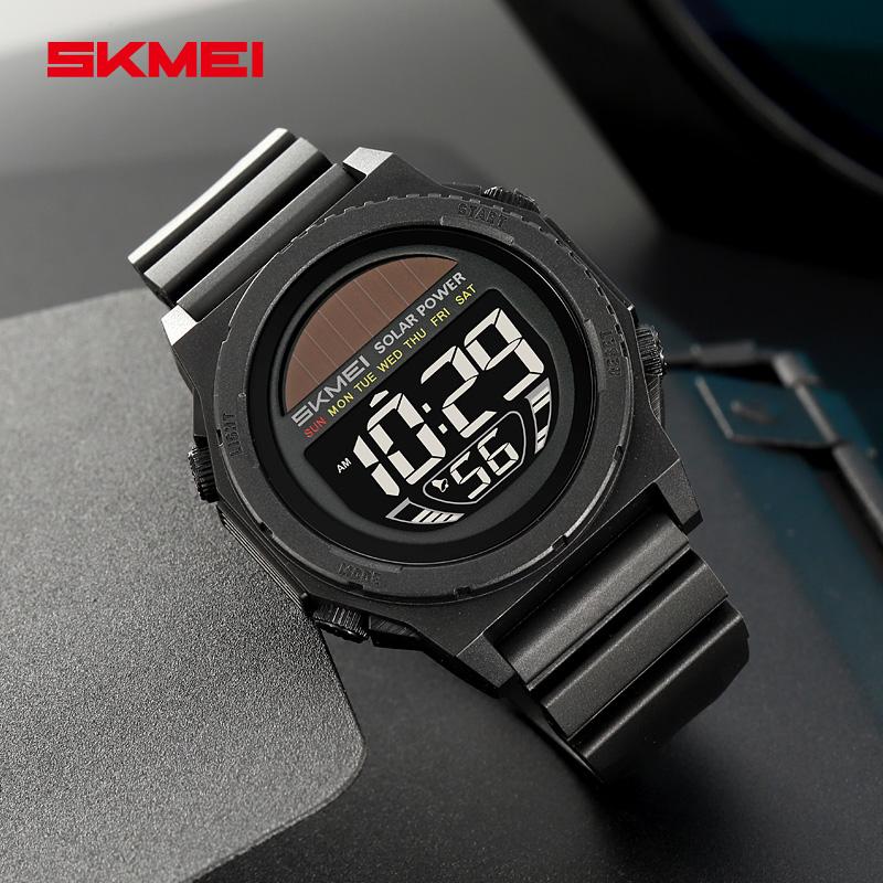 SKMEI 2358 Luxury Men's Sports Electronic Watch Waterproof Multi functional Digital Watch Shock resistant Military reloj hombre
