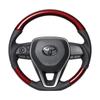REAL Steering Wheel Corolla Sport Original Series Red Carbon Fiber [Toyota (210 Series)] TYA-RDC-BK-COR