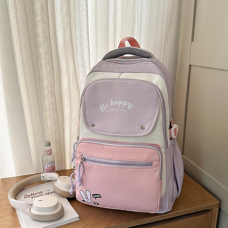 Цветной школьный рюкзак для студента, женский, большой емкости