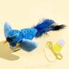 Игрушка для кошек Птица Чирикающая Интерактивная игрушка-птица Дразнящий воробей Забавная игрушка для упражнений для домашних кошек для игры и упражнений