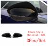 For Nissan Kicks 2025 2026 Car Rearview Side Mirror Cover Cap Sticker Exterior Door Rear View Case Trim Carbon Fiber Accessories