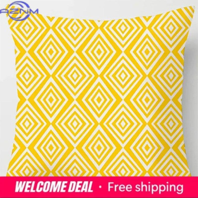 Home Decor Colorful Floral & Geometric Patterned Pattern Cushion Cover Suitable For Sofa Bedroom Car Pillow Cover