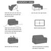 Sofa Cover for Living Room Elastic Thick Jacquard Sofa Cover for Sofa L-shaped Corner Sofa Covers 1/2/3/4/5 Seater