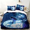 1. FC Magdeburg 3pc set Perfect for bedroom use Comfortable bedding set includes a duvet cover and two pillowcases Ideal birthday or Christmas gift