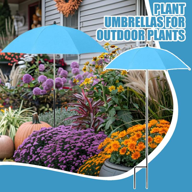 Зонт для растений Устойчивый к УФ-излучению Зонт Портативный Парасоль Складной Навес Для Бассейна Заднего Двора Цветы Овощи Газон Балкон