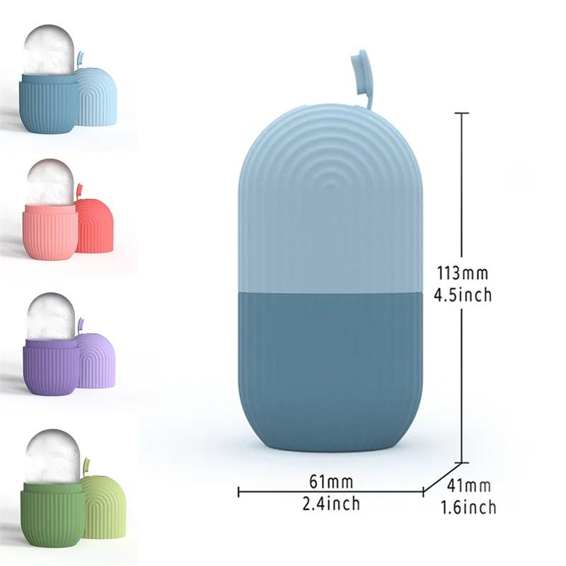 Форма силиконовый лед ролик для лица уход за кожей красота лифтинг контурная обработка лица массажер поднос ледяной шарик