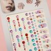 Resin Facial Rhinestone Stickers Glitter Rhinestone Eye Stickers Crystal Forehead Sticker  Party