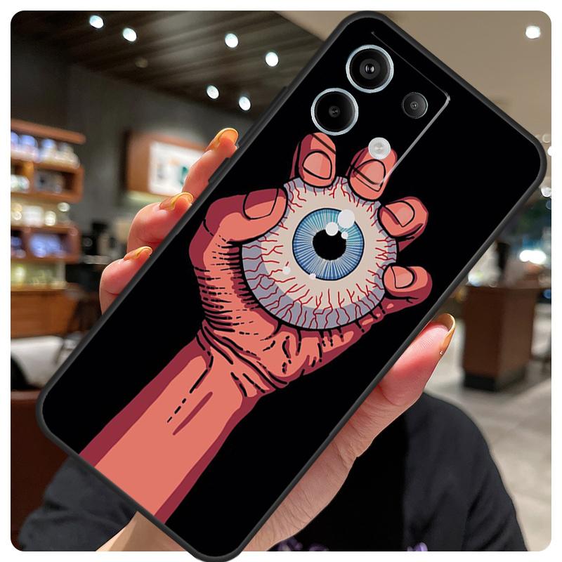 Чехол-рука Monster Eye для Xiaomi Redmi Note 12 9 10 11 13 14 15 Pro Plus Чехол для Redmi 13C 12C 10C 14C 15 C
