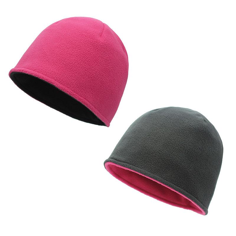 Новая мужская осенне-зимняя модная лыжная шапка, женская трендовая двусторонняя шапка из флиса, теплая и удобная пуловерная шапка