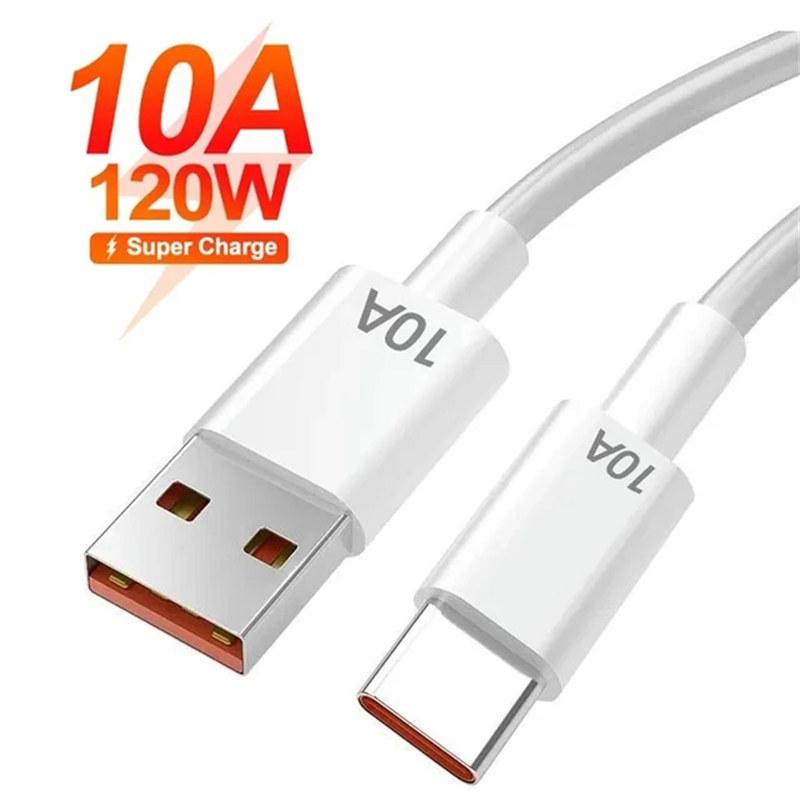 120W 10A USB Type C USB Cable Super Fast Charing Line for iPhone 15 Xiaomi 12 Samsung Huawei Quick Charge USB C Cables Data Cord