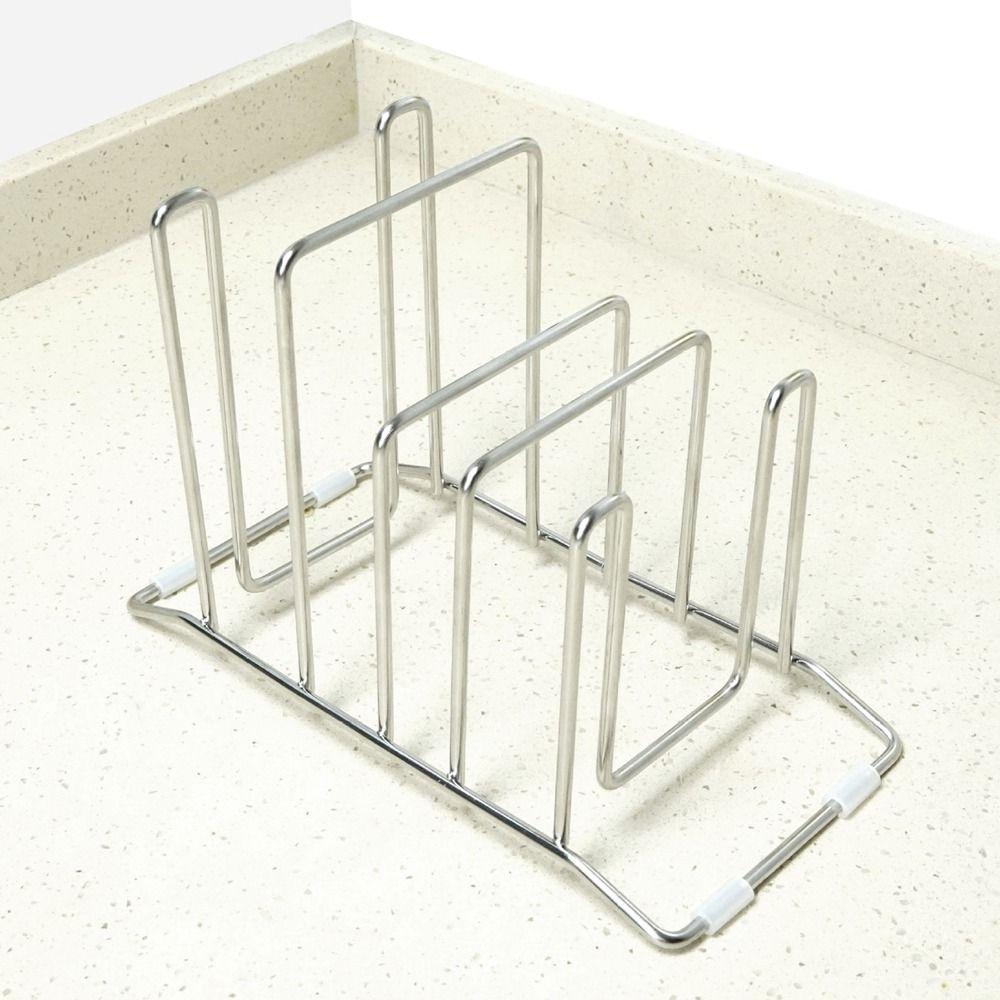 Держатель для разделочных досок, устойчивый к ржавчине, Вертикальный держатель для посуды, Практичная подставка для разделочных досок для дома