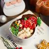 Gingerbread Man Iron Gift Sugar Box Christmas Merry Home Decoration New Year Christmas Gift Box Christmas Decoration 1 Piece