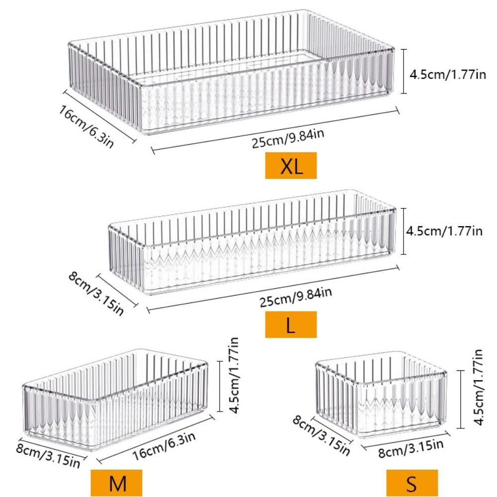 Transparent Makeup Storage Box Makeup Organize Cosmetic Organizer Desktop