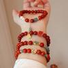 Natural Nanhong Agate Bracelet Fashion Women Daily Jewelry Lucky Gift