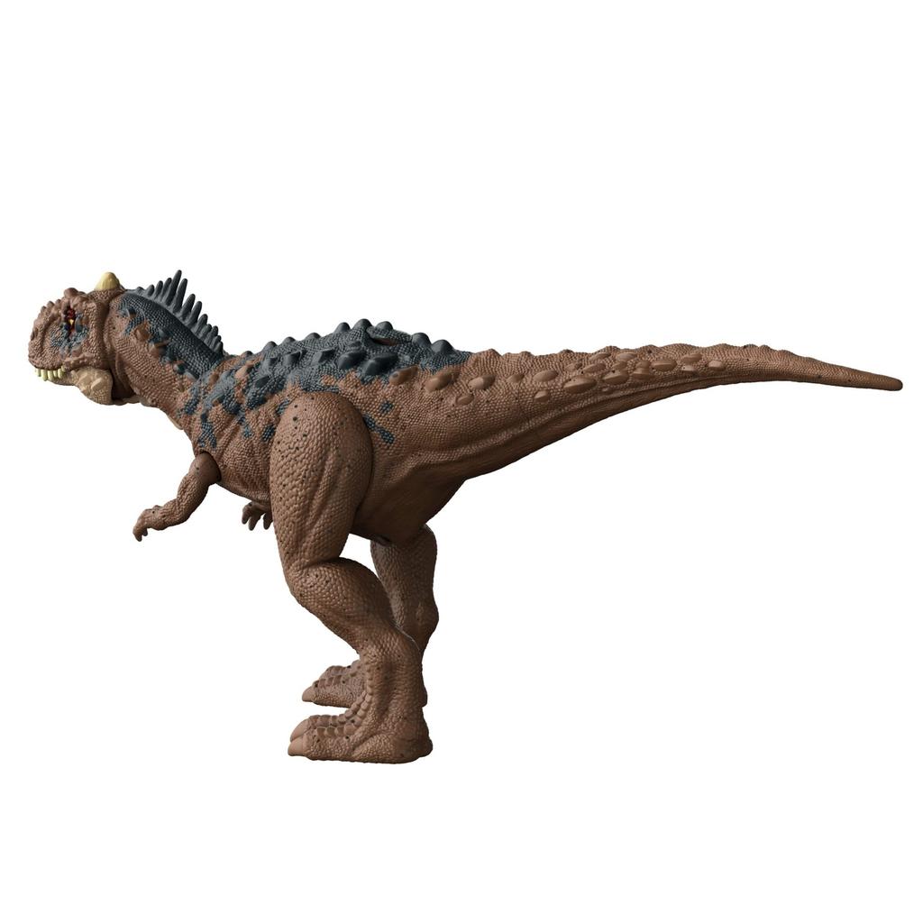 Mattel Jurassic World New Ruler Action Figure, Roaring! Rajasaurus [Total Length: Approx. 26cm] [Ages 4 and Up] HDX35 Brown, Medium