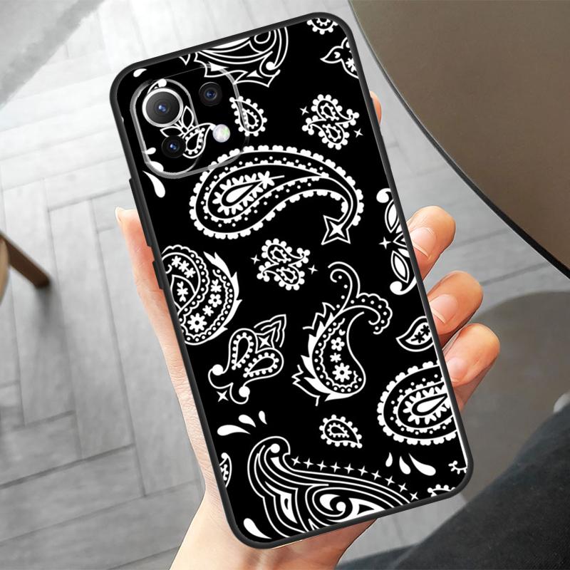 Чехол с бесшовным узором "бандана" для Xiaomi 15 Pro 13 14 Ultra 11T 12T 13T 14T Pro POCO F7 X7 Pro X3 X5 X6 F5 F6
