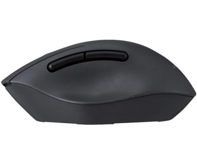 Elecom SHELLPHA Wireless 5 Medium Quiet Multi-Touch Mouse, Buttons, Size, Antibacterial, Design, Black, M-SH20MBSKXBK