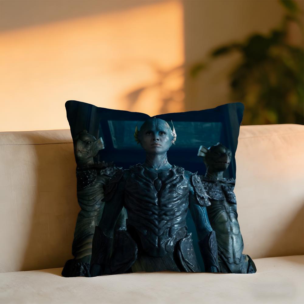 The War Between The Land And The Sea Cushion Cover Cozy Velvet Throw PillowSoft Warm Cushion For Sofa Bed