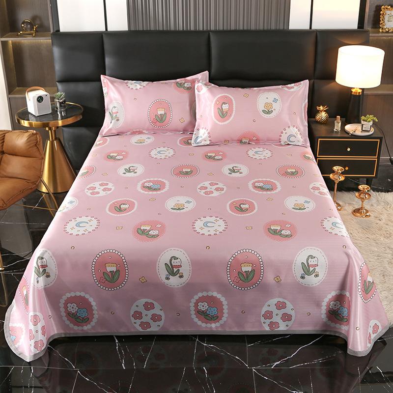 Коврик Ice Silk, комплект из трех предметов, складной коврик, пригодный для машинной стирки, летний коврик для кондиционирования воздуха, домашний ротанговый коврик, постельное белье
