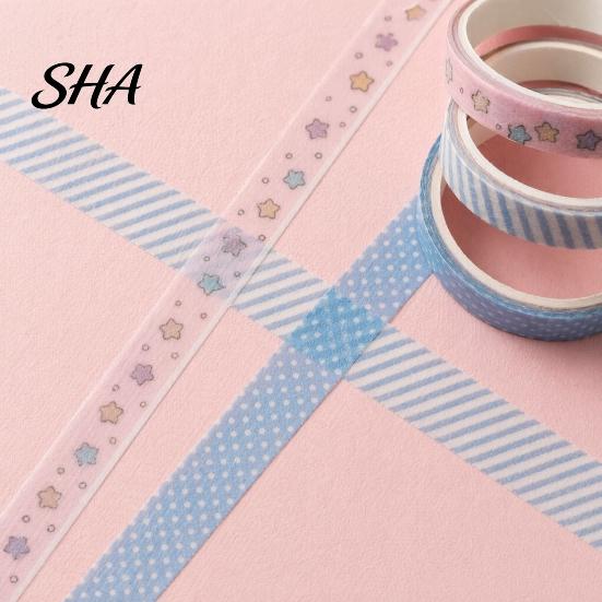 Translucent Washi Tape 20 Rolls Vintage Set, Retro Patterns Decorative Masking Tapes Crafting for Arts, DIY Crafts, Journals, Planners, Scrapbook,