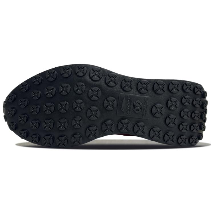 Li Ning Удобные и дышащие нескользящие износостойкие низкие повседневные кроссовки женские Белые Красные AGCU178-3