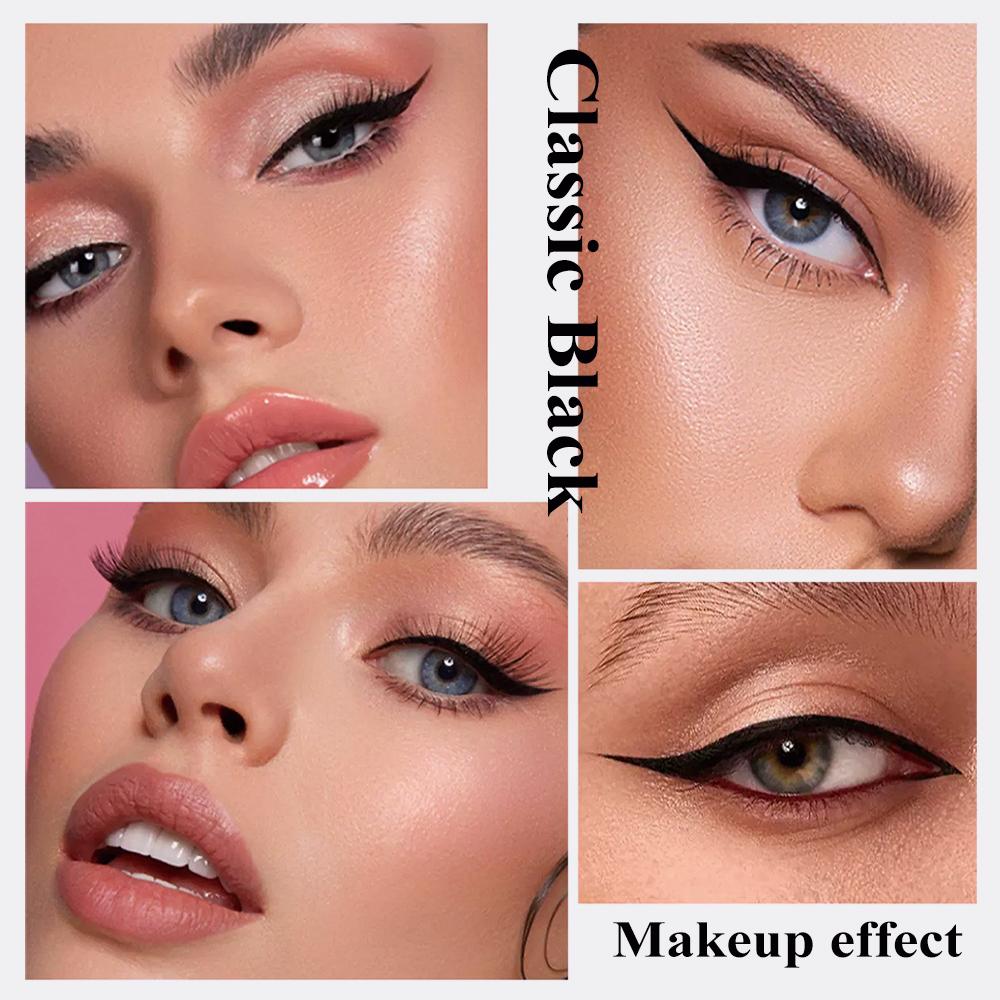 Водостойкая подводка для глаз. Не размазывается, не оставляет следов, цвет длительный. Светло-розовая подводка для глаз. Черный.