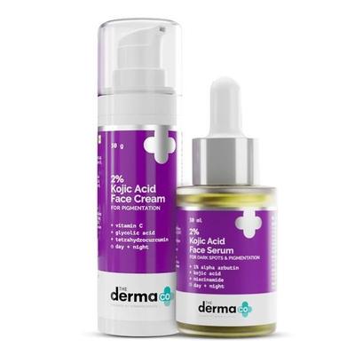 Derma Co No More Pigmentation Combo - крем для лица с 2% койевой кислотой (30 г) + Сыворотка для лица (30 мл)