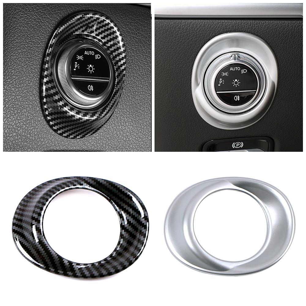 Для Mercedes Benz C Class W206 2024 2024 C200 C220 C260 C300 Автомобильный переключатель фар Кнопка рамка Крышка Отделка Украшение Ремонт Наклейка